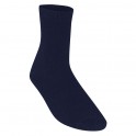 Girls/Boys Smooth Knit Ankle Socks Navy